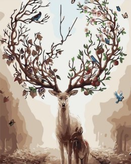 Malowanie po numerach obraz 40x50cm jeleń