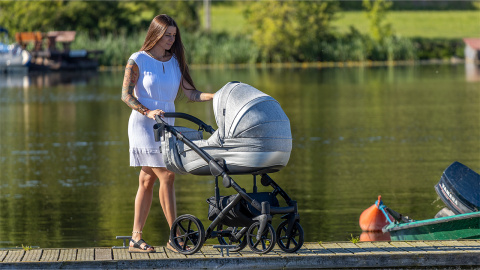 RISTO ECO AMOR Dynamic Baby wózek wielofunkcyjny tylko z gondolą - REA 3