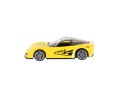 Samochód auto metalowe resorak wyścigowy żółty 7cm