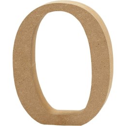 Cyfra 0 MDF 8 cm