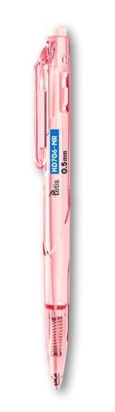 Długopis tetis KD706-NR 0,5mm obudowa różowa wkład olejowy niebieski p25 cena za 1 szt