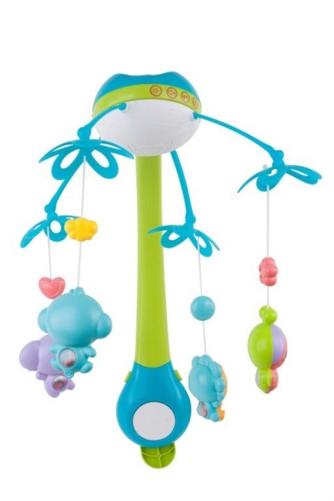 Karuzela 4w1 z rzutnikiem, lampką, melodyjkami i funkcją blutooth