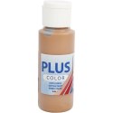 Farba PLUS Color 60 ml Metaliczna Brąz