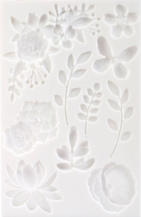 Foremka Silikonowa 20x13 cm Kwiaty