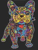 Kolorowanka Welwet. A4 Buldog Francuski