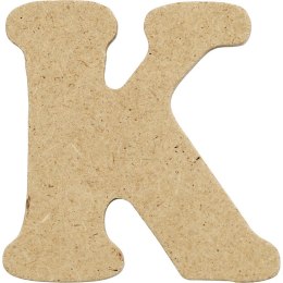 Litera K z MDF H: 4 cm 10 szt.