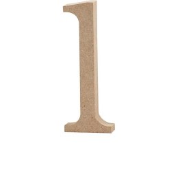 Litera l z MDF H: 12,7 cm