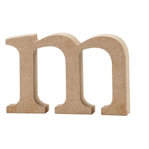 Litera m z MDF H: 8 cm