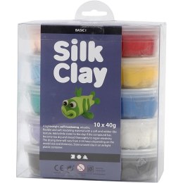 Masa Silk Clay - 10x40g kol. Podstawowe