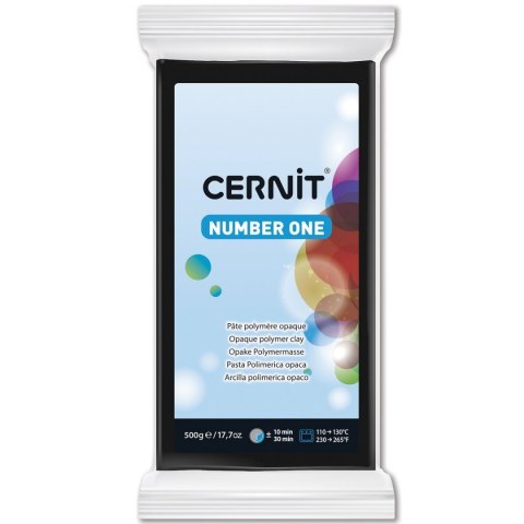 Modelina Cernit Czarna 500 g