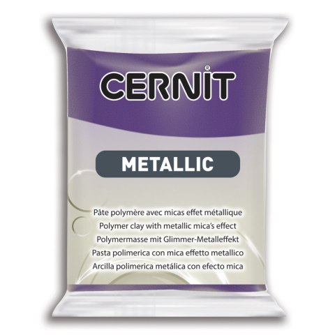 Modelina Cernit Metaliczna Fioletowa 56g