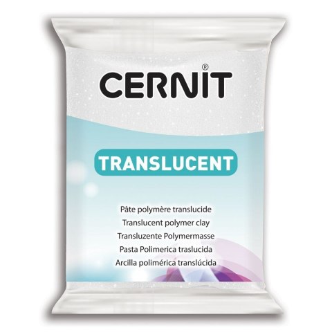 Modelina Cernit Transp. Brokat Biała 56g