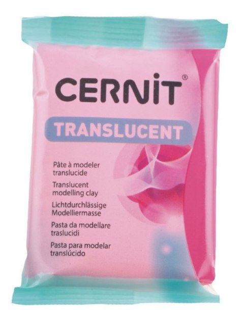 Modelina Cernit Transp. Rubinowa 56 g