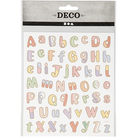 Naklejki Alfabet ze Szwami