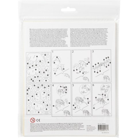 Puzzle 3D drewniane, mamut