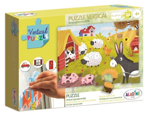 Puzzle Wertykalne Farma 24 elementy