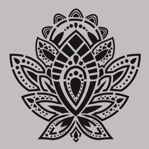 Stemple silikonowe z szablonem Kaszmir