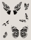 Szablon 2-stopniowy 10,8x14 Motyle