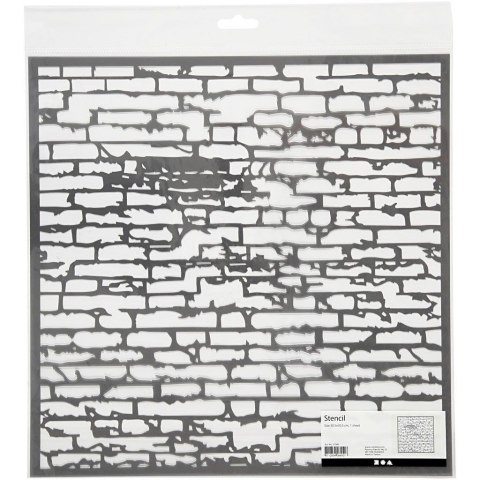 Szablon Ceglana Ściana 30,5 cm