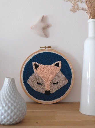 Zestaw Punch Needle Lisek D: 20 cm