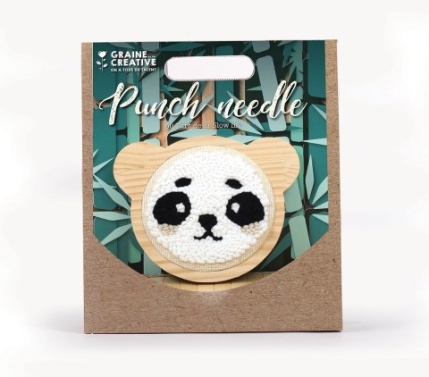 Zestaw Punch Needle Panda D: 15 cm