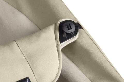 BABYBJORN - leżaczek BALANCE SOFT COTTON/JERSEY - Niebieski/Szary