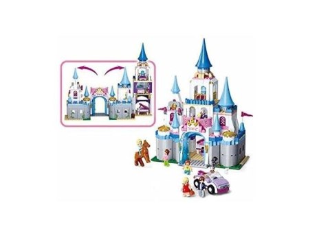 KLOCKI SLUBAN GIRLS SZAFIROWY ZAMEK 815 ELEMENTÓW #CZ