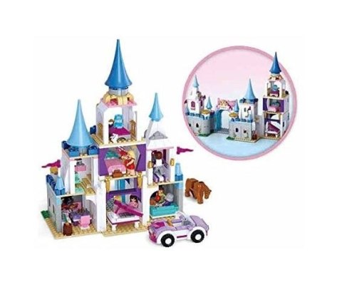 KLOCKI SLUBAN GIRLS SZAFIROWY ZAMEK 815 ELEMENTÓW #CZ