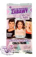 KARTY DO WIRTUALNEJ ZABAWY VIOLETTA 5 SZT. W SASZETCE