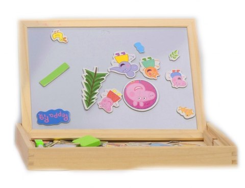 Tablica kredowa magnetyczna Świnka Peppa Pig Drewniana #G2