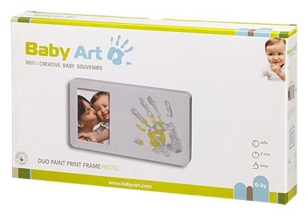 Baby Art Ramka na zdjecie + odcisk dłoni Duo Paint Print Frame Pastel kod. 34120141
