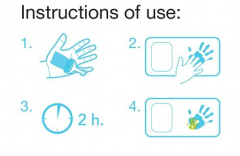 Baby Art Ramka na zdjecie + odcisk dłoni Duo Paint Print Frame Pastel kod. 34120141