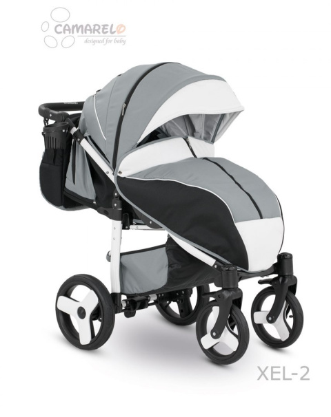 ELF CAMARELO Wózek spacerowy - pompowane koła + torba