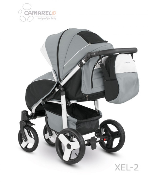 ELF CAMARELO Wózek spacerowy - pompowane koła + torba