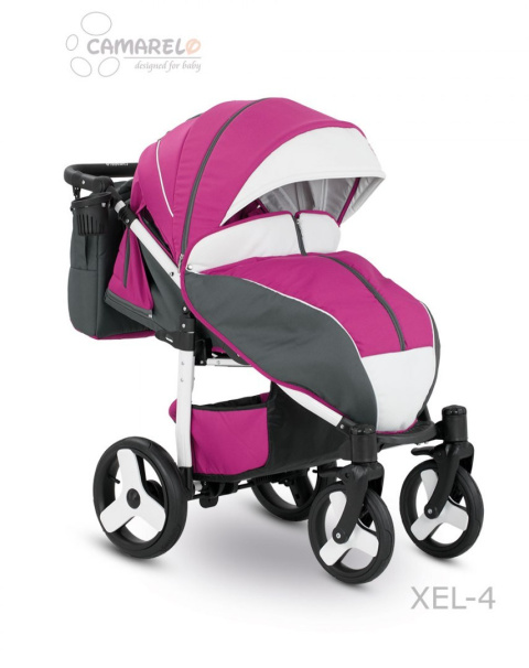 ELF CAMARELO Wózek spacerowy - pompowane koła + torba