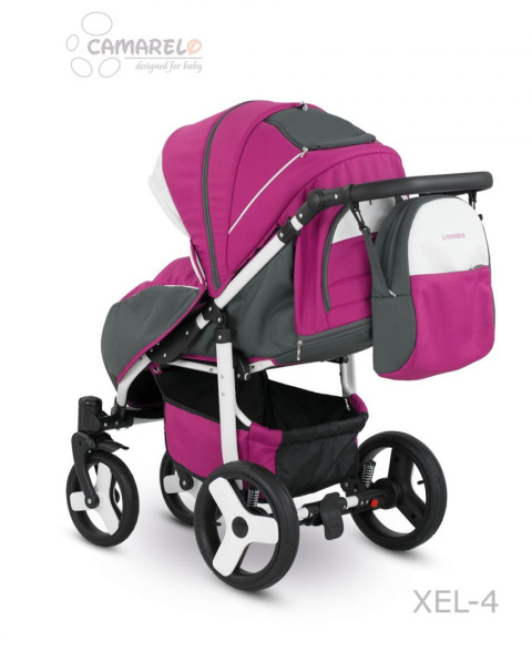 ELF CAMARELO Wózek spacerowy - pompowane koła + torba