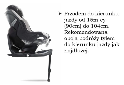 GRAVITY Jane GRUPA 0+/1 (40cm-104cm) fotelik dziecięcy