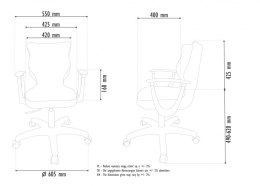 Krzesło NORM Falcone 01 wzrost 159-188 #R1