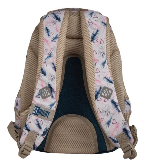 PLECAK MŁODZIEŻOWY PIÓRKA RÓŻE BP-06 ST.RIGHT#CZ