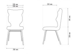Krzesło SOLO Visto 07 rozmiar 3 wzrost 119-146 #R1