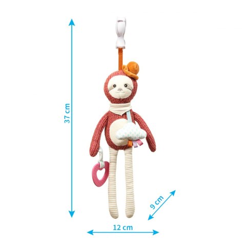 B.O.1442 Zabawka edukacyjna - zawieszka do wózka SLOTH LEON