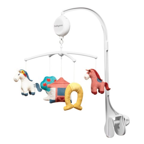 B.O.793 Karuzelka do łóżeczka z elektroniczną pozytywką HORSES*