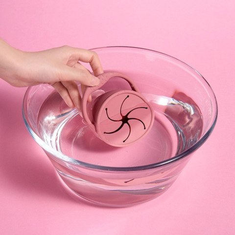 BABY 01144 Kubek silikonowy niewysypek składany Rose