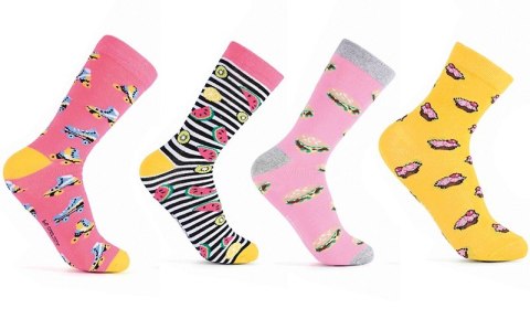 BE SNAZZY Skarpety SK-06 z wzorami 39/41 DZ