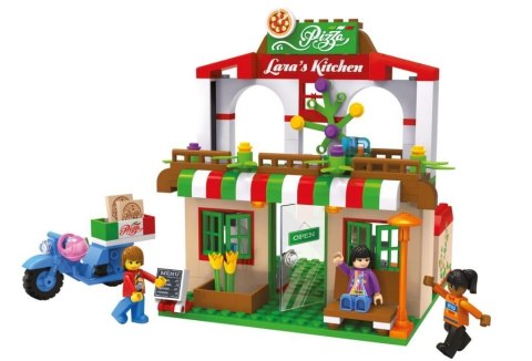 BLOCKI KB0120 Klocki MyGirls Pizzeria Lary 264 el. 6+ WYPRZEDAŻ