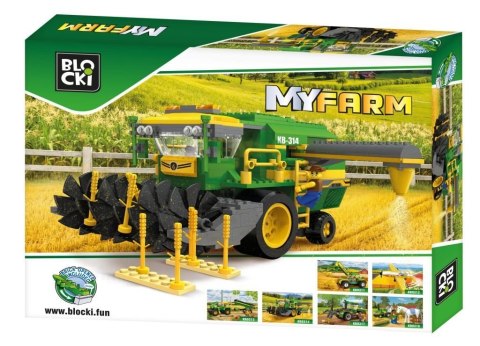 BLOCKI KB0314 Klocki MyFarm Kombajn 371 el. 6+