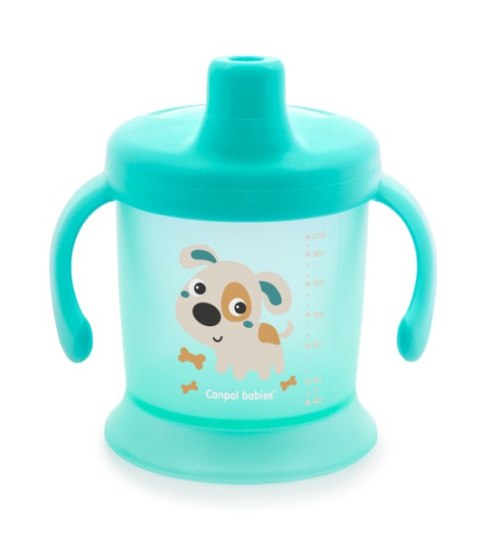 CANPOL 31/300 Kubek niekapek 200ml Bunny & company różowy