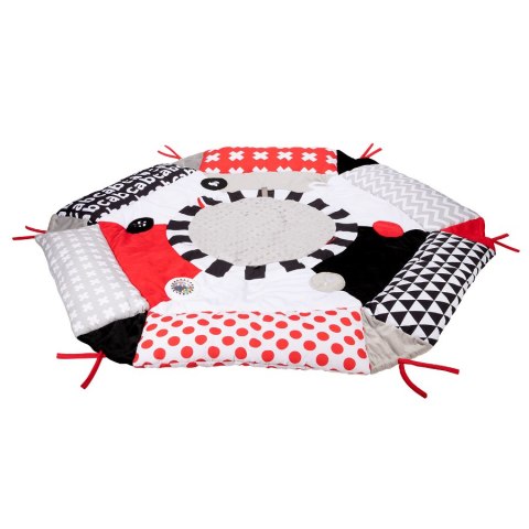 CANPOL 68/077 Pluszowa sensoryczna mata do zabawy Sensory Toys