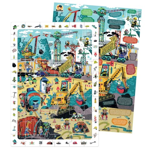 CzuCzu 6715622 Puzzle 60 el. Na Budowie