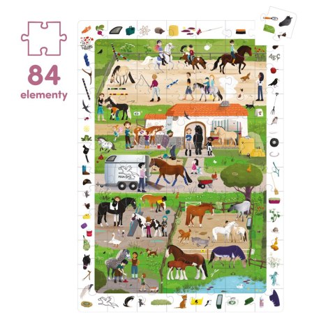 CzuCzu 6828498 Puzzle Stadnina koni 84 el.